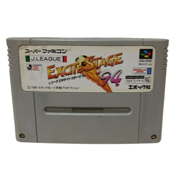 JOGO DE SUPER FAMICOM - SUPER NINTENDO - J LEAGUE EXCITE STAGE 94 (USADO).
