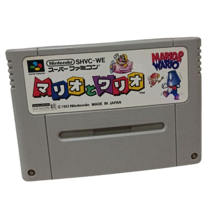 JOGO DE SUPER FAMICOM - SUPER NINTENDO - MARIO E WARIO (USADO).