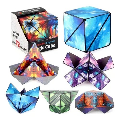 Cubo Infinito Cube Brinquedo Anti Estresse 72 Formas | Shopee Brasil
