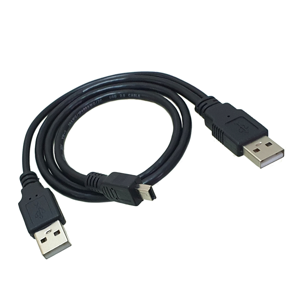 Cabo Mini Usb Para Hd Externo 2.0 com usb de reforço de correte 60 cm ...