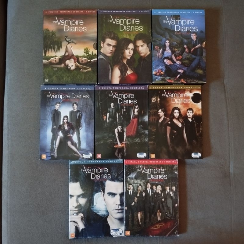 Box DVD The Vampire Diaries (O Diário de um Vampiro) - Série Completa 8 ...