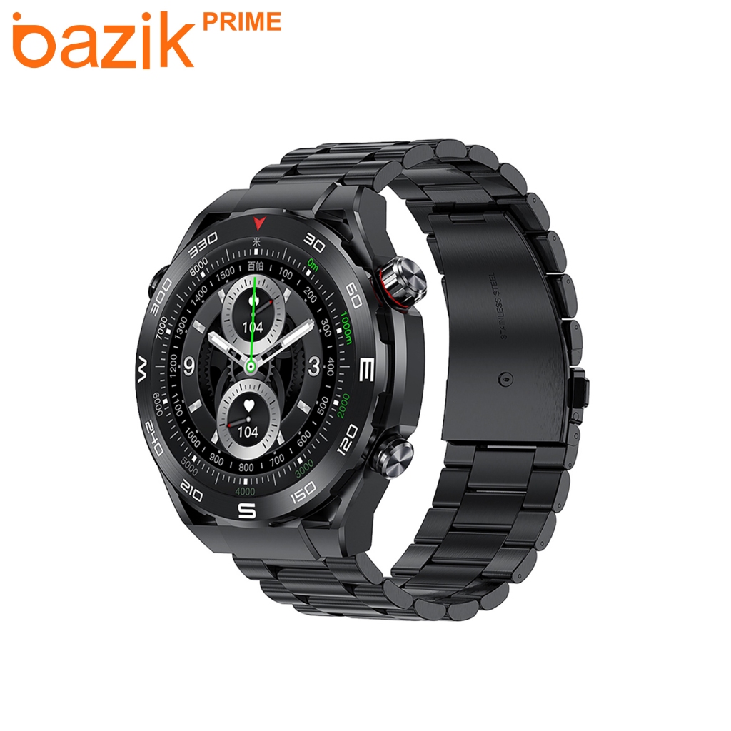 Bazik smartwatch redondo MA11 Esportes Cardíaca 2GB NFC GPS GPT NOVO masculino relógio IP68