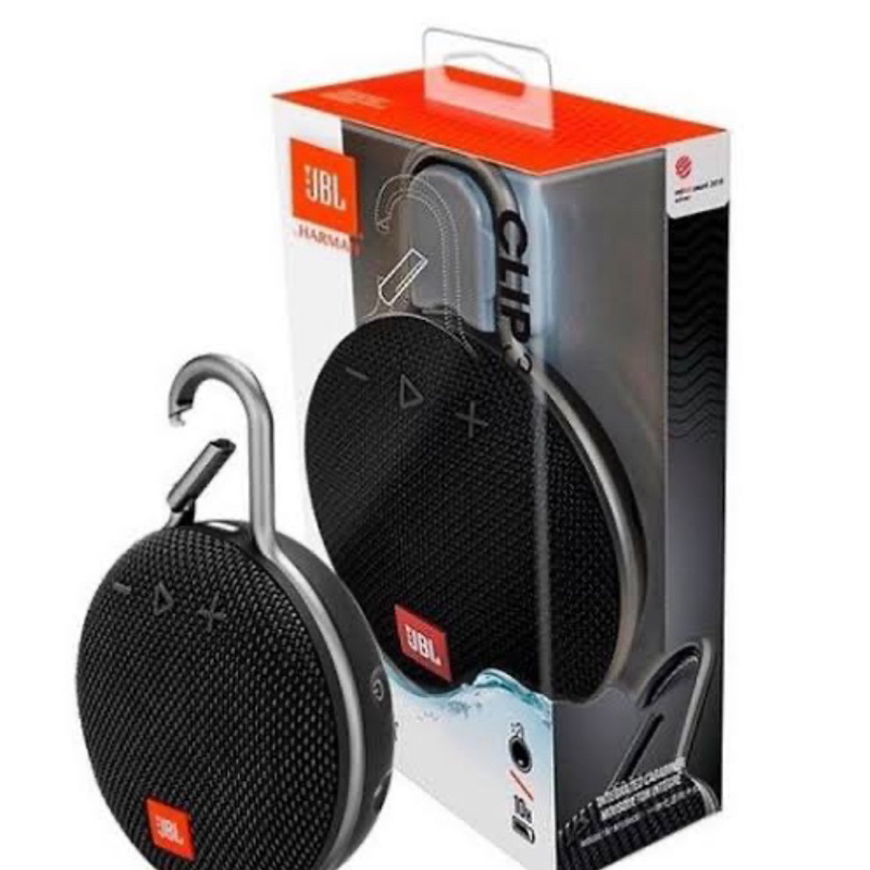 JBL Clip 3 -Caixa de Som Bluetooth Portátil Resistente a Água e com Gancho Integrado