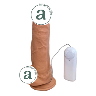 Pênis  Realístico  "Pyro" com vibrador e ventosa -Entregadiscreta /Prótese Peniana/Dildo/20cm/Silicone/sexshop/pinto/ em Oferta na Shopee