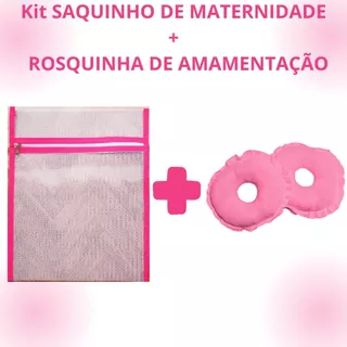 Kit 6 Saquinhos Maternidade Bebê Organizador Mala Gestante 30x35 + 1 Par de Rosquinha  Amamentação em Oferta na Shopee