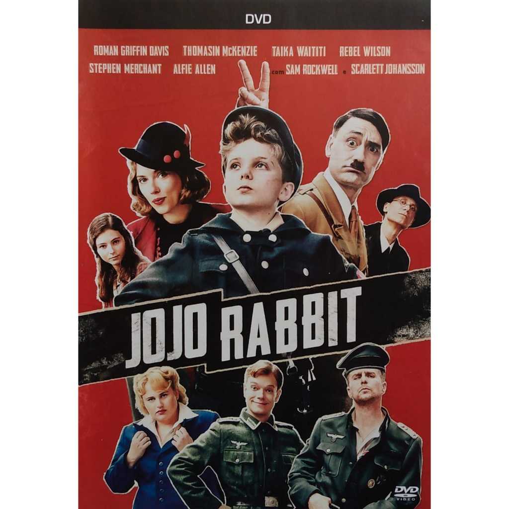 JOJO RABBIT DVD TAIKA WAITITI SCARLET JOHANSSON ROMAN DAVIS | Shopee Brasil