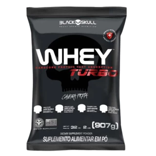 Novidade - Whey Turbo Refil - 907g - Blackskull