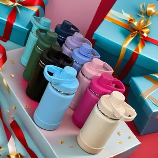 Garrafa Térmica Infantil 350ml com Bota de Silicone Protetora