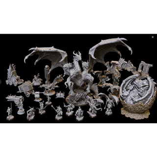 Esculturas / MINIATURAS de Tabuleiro e RPG Dungeons & Dragons Coleção -Rise of Draconians