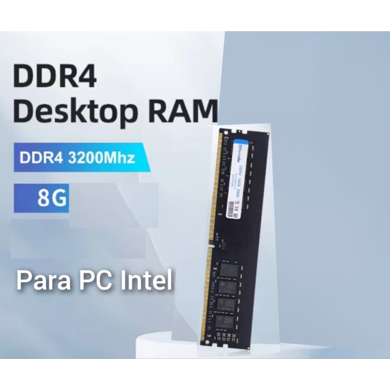 Memória RAM ENVINDA DDR4 8GB 3200MHz DIMM para PC Game, computador