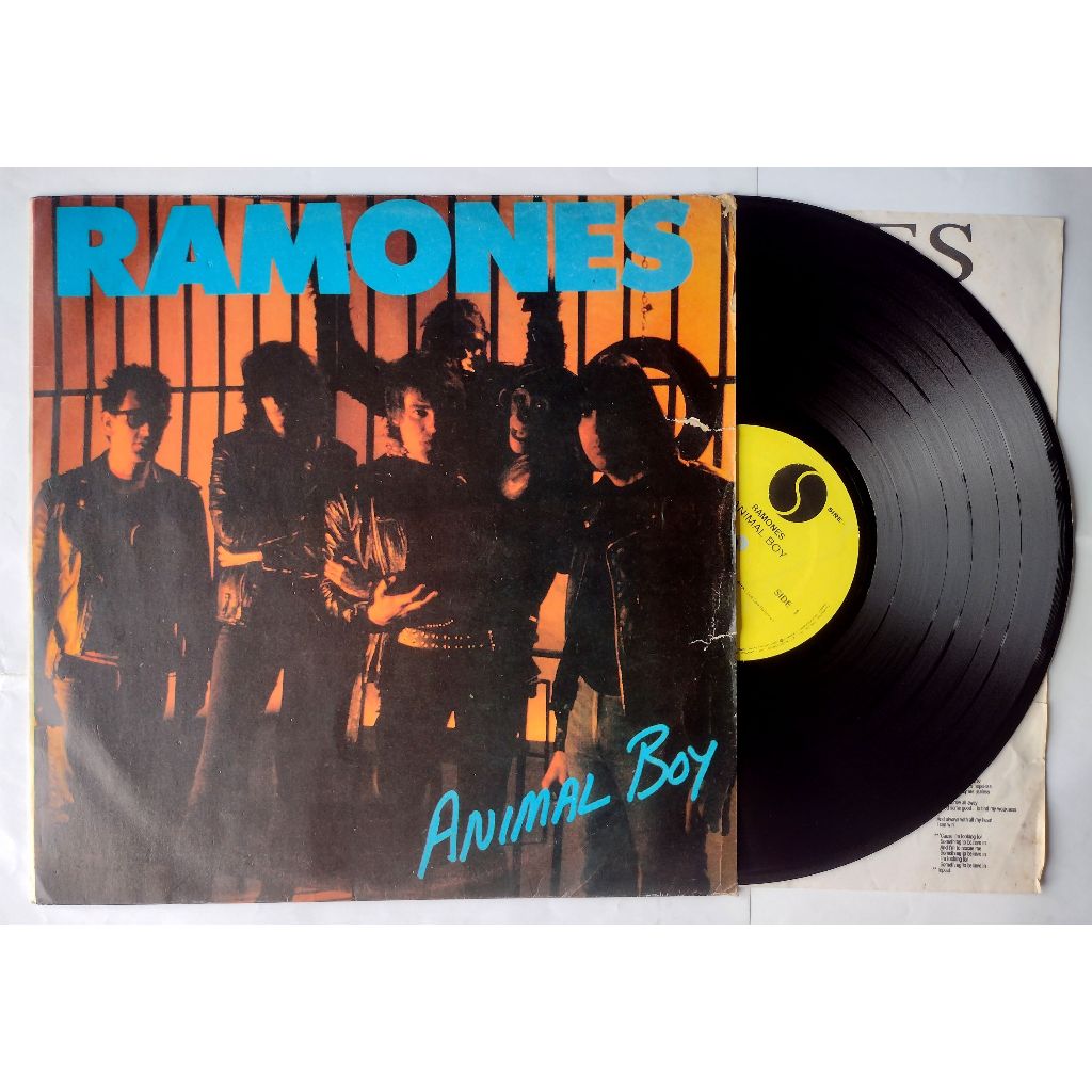 Lp Vinil Ramones Animal Boy importado com encarte | Shopee Brasil