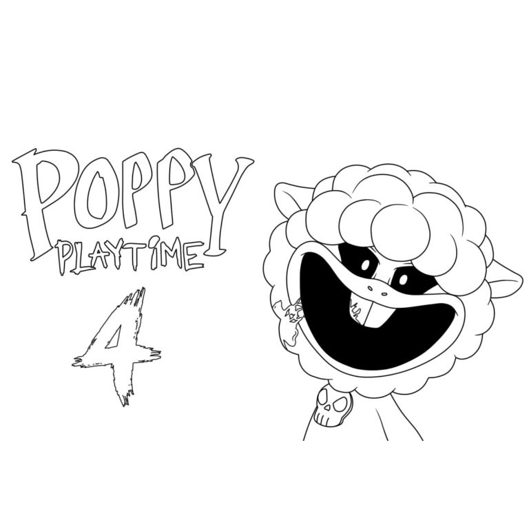 poppy playtime desenho para colorir