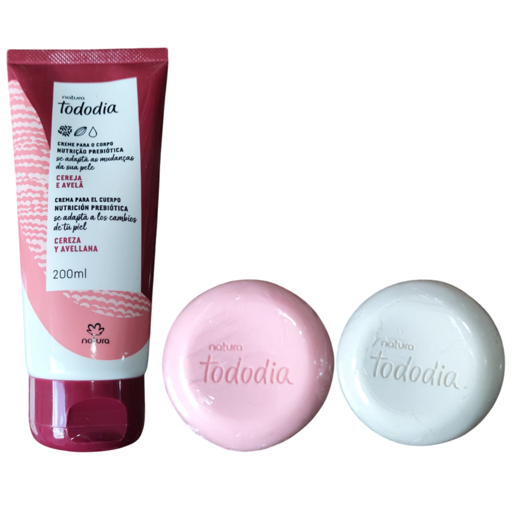 Kit Feminino Natura Boticário COM Sabonete Creme Hidratante Mamãe bebe ...