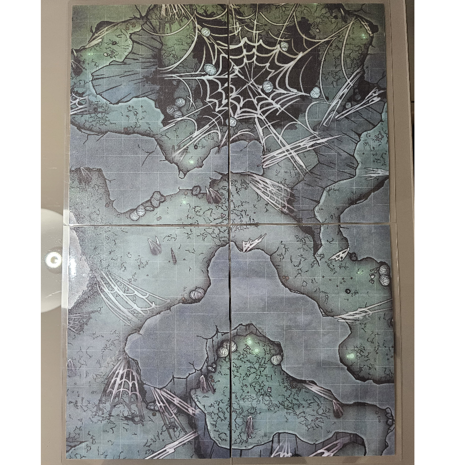 Mapas RPG Mapa Grid Temático Ninho Aranha Gigante d&d DnD Dungeons and ...