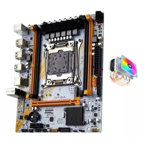 Kit Gamer/Trabalho X99 Qiyida Xeon 2670 V3 Qiyida D4 X99 White