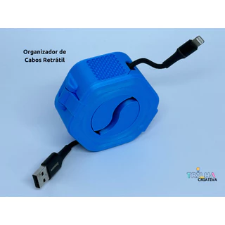 Organizador de Cabos Retrátil - Praticidade e Organização em um Só Produto | Trilha Criativa