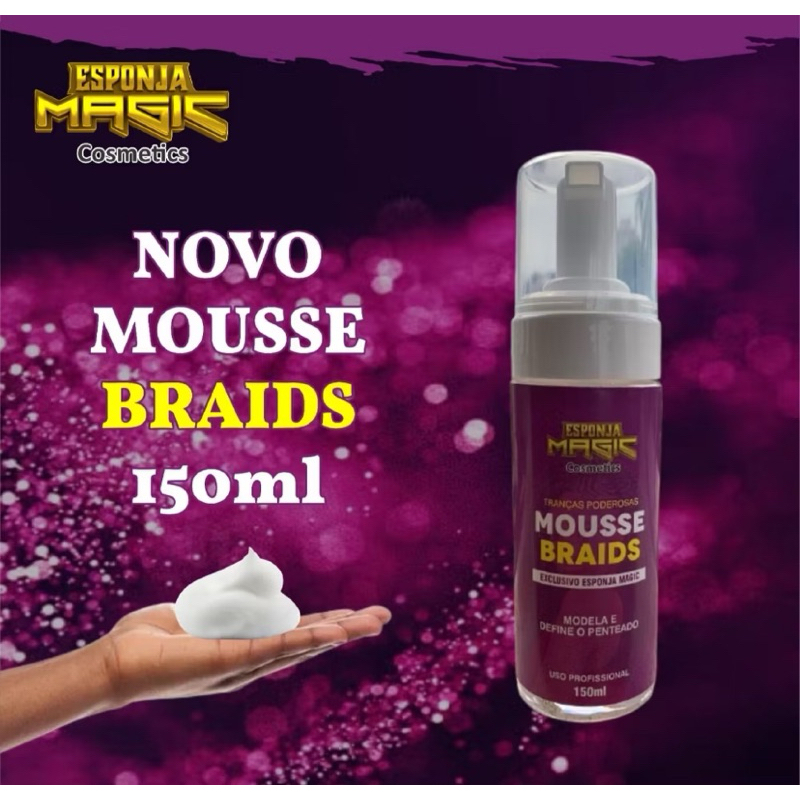 Mousse Para Tranças 150ml | Shopee Brasil