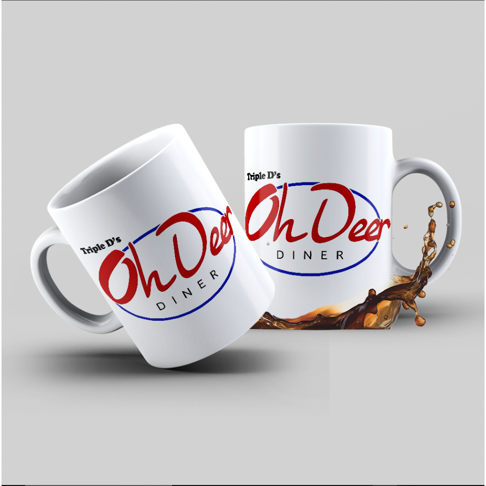 Caneca Alan Wake Oh Deer Diner Caneca Videogame Jogos