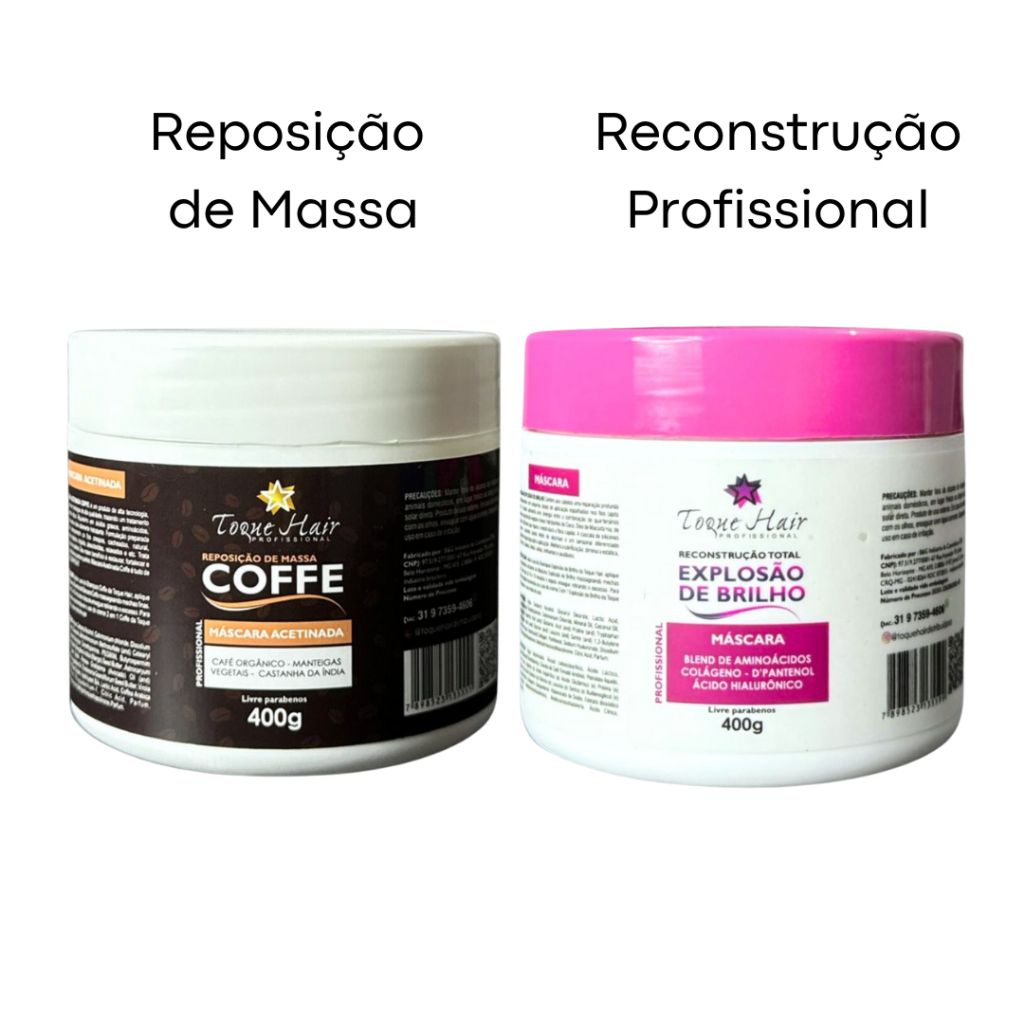 Reposição de Massa Capilar + Reconstrução Total Tudo o Que o seu Cabelo ...
