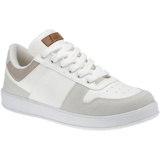 Tênis Branco Feminino Casual Confortável com Recortes Colorido Original Lóris 7802
