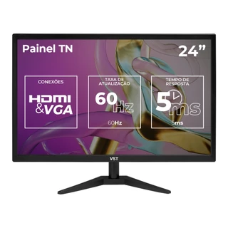 Monitor VST 23.8, 23.8 Pol, FHD, 5ms, 75Hz, HDMI/VGA, VST-VST24-BL01 em Oferta na Shopee