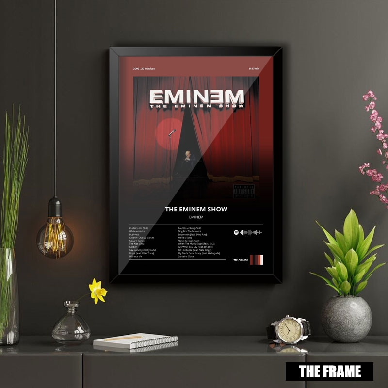 Quadro Decorativo Spotify Eminem Album The Eminem Show