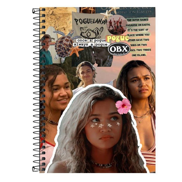 Caderno Personalizado OUTER BANKS OBX - 1, 10 e 20 matérias | Shopee Brasil