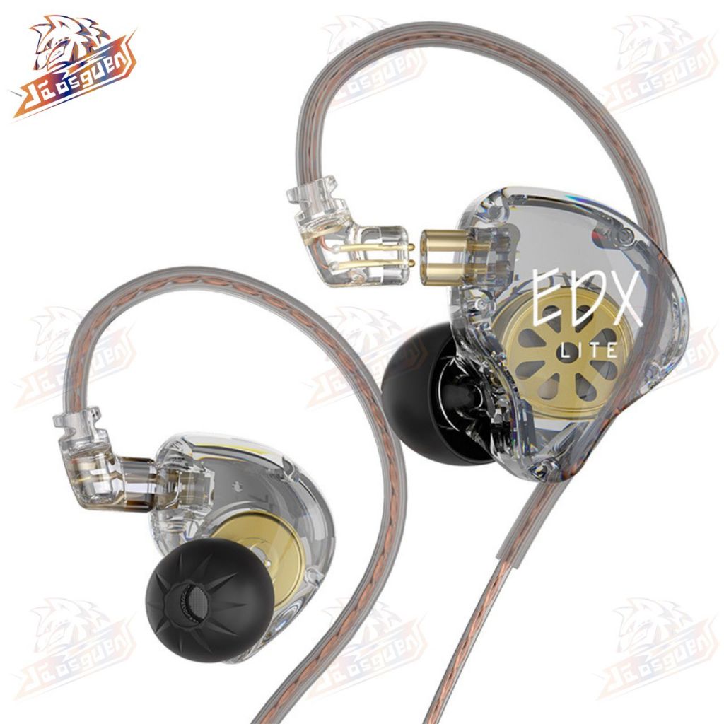 Fone De Ouvido Kz Edx Lite Dj Musical Retorno Palco In-ear Sem Microfone