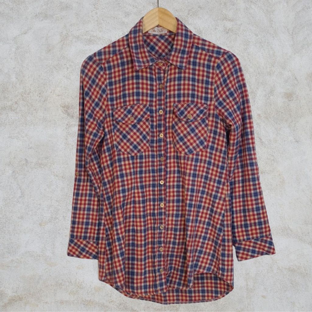 Camisa Feminina Xadrez Flanela Manga Longa Plus Size | MercadoLivre