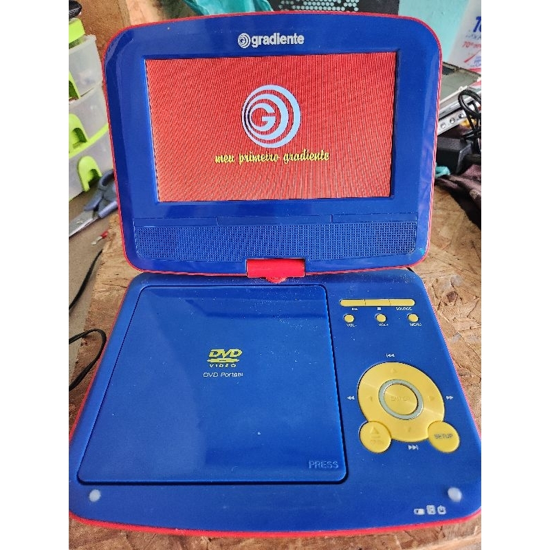 Dvd portatil gradiente (leia) | Shopee Brasil