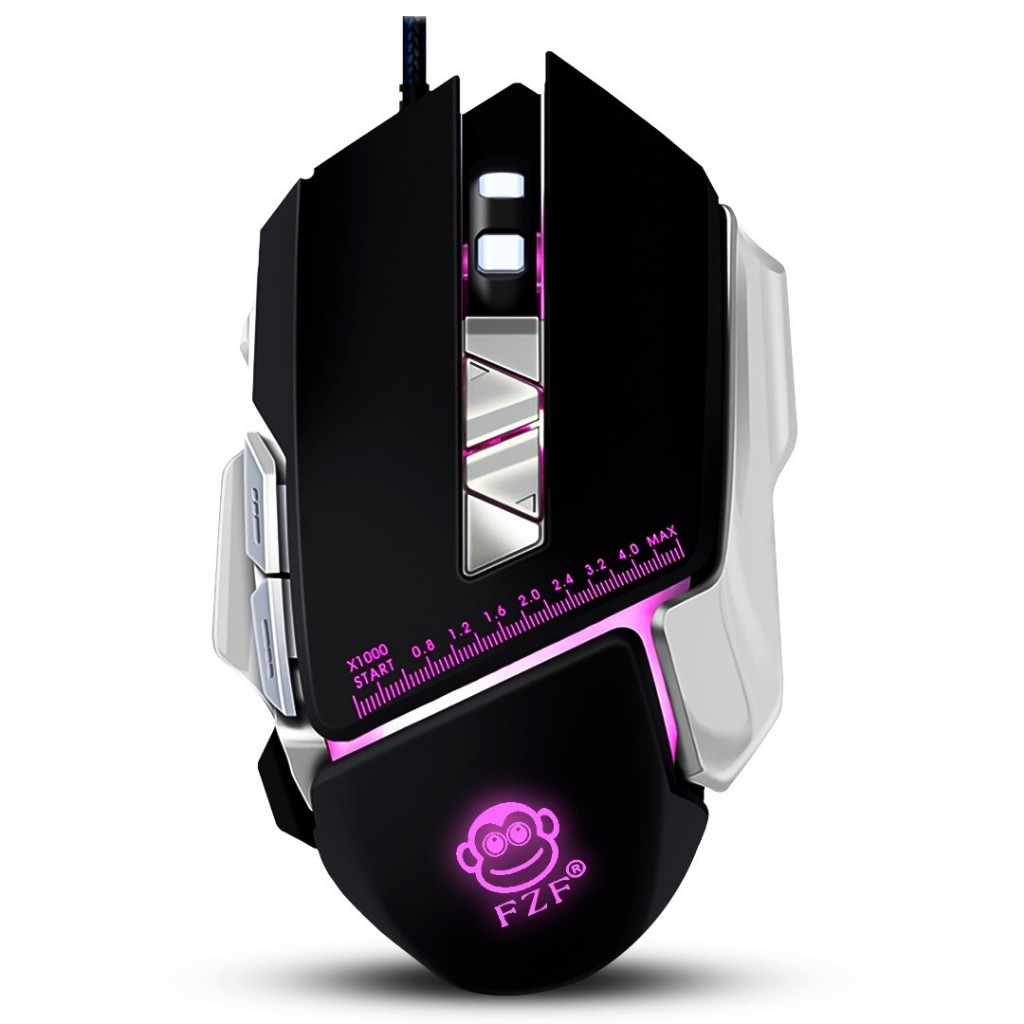 Mouse Gamer Com Fio Usb Com Led 2400 Dpi 7 Botões Ebai - FZF-V9 Mouse ...
