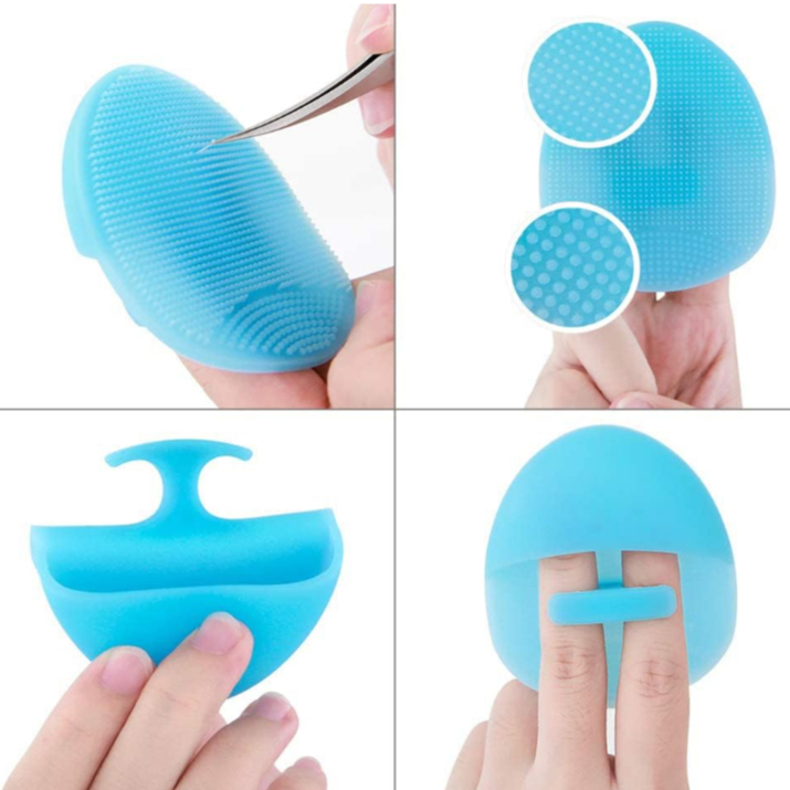 Esponja de limpeza facial de siliconado para o rosto | Shopee Brasil