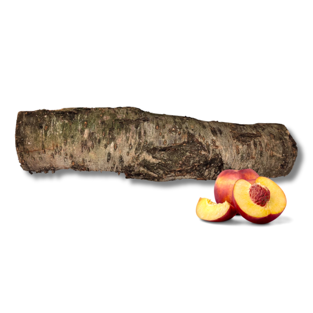 Lenha frutífera para churrasco e defumação 10 kg Pêssego