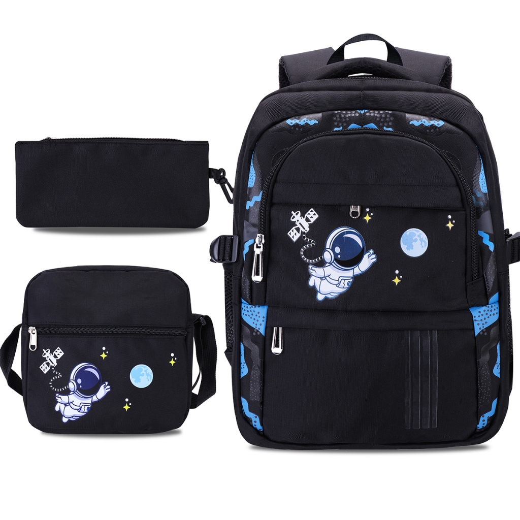 Spider-Man Mochila Escolar Con 2 Compartimentos De Color Azul Del Personaje De Comic Spiderman Spider Man