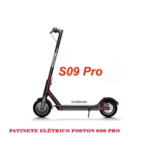 Patinete Elétrico Foston S09 Pro Original Mobilidade Urbana - Cor Grafite - Com Bluetooth