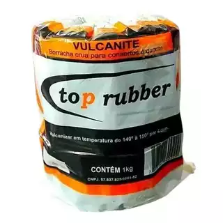 Vulcanite Top Rubber - Rolo 1 Kg em Oferta na Shopee
