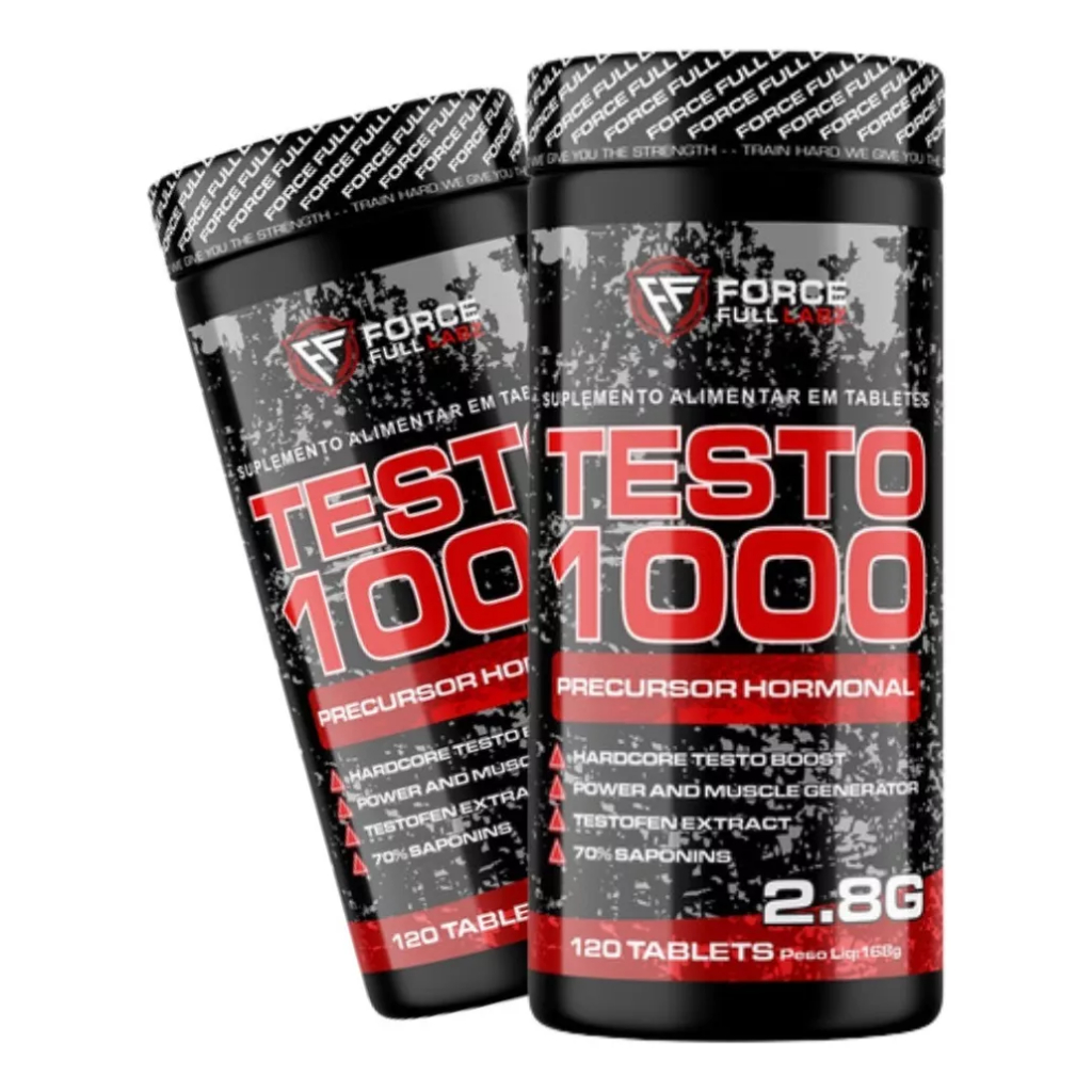 Testo 1000 100% Feno Grego Original 120 Capsula Force Full Labz