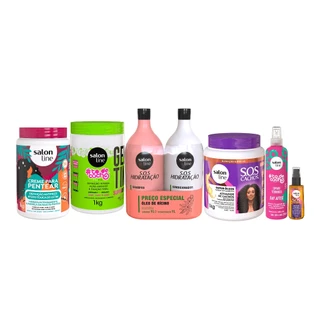 Kit para cabelos Cacheados em Oferta na Shopee