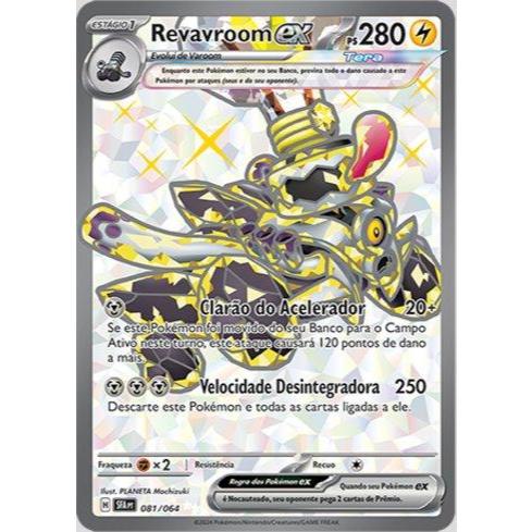 Card Pokémon Revavroom Ex Full Art Original Copag | MercadoLivre