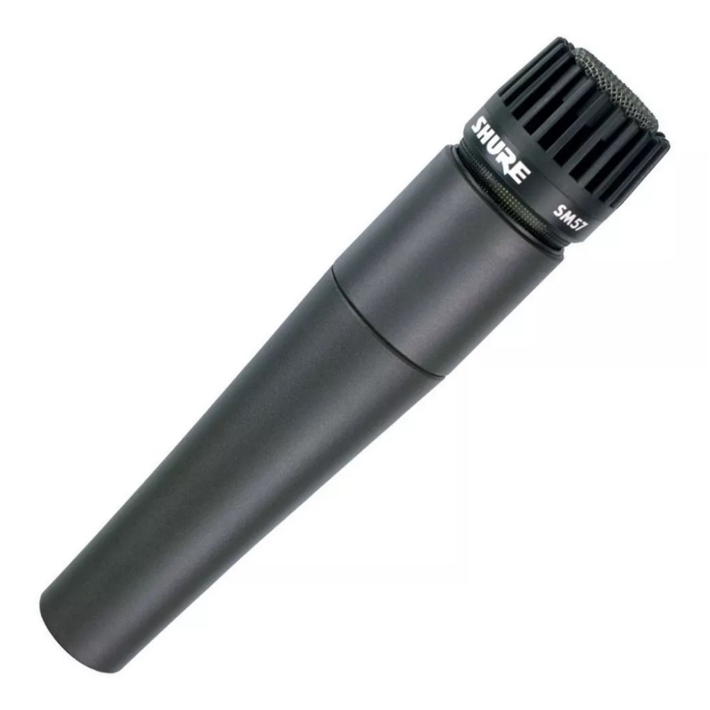Shure SM57 - LC Microfone Dinâmico Lendário Made in México Alta