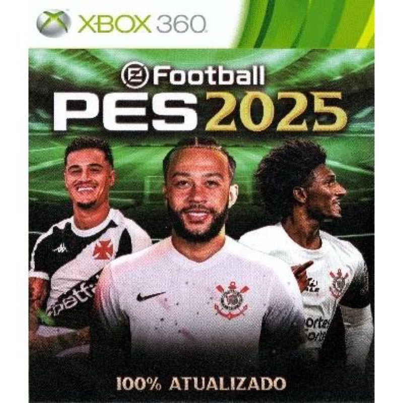 Pes 2025 pro evolution soccer xbox 360 atualizado MIDIA FISICA