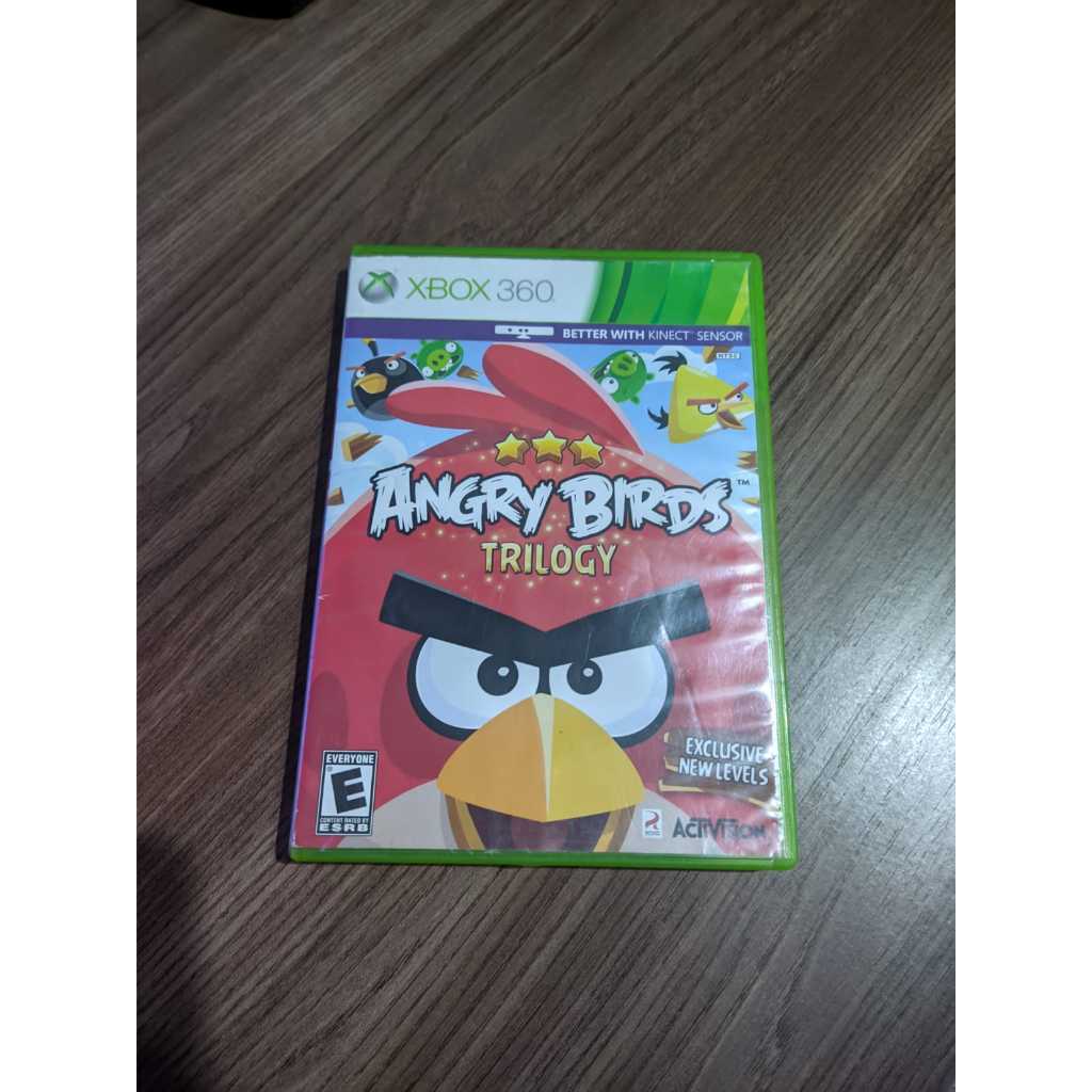 Angry Birds Trilogy Original Xbox 360 Midia Fisica | Shopee Brasil