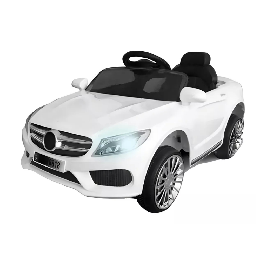 Mini Carro Elétrico Infantil com Controle Remoto Mercedes BW-007 6V