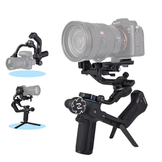 FeiyuTech SCORP 2 Kit Estabilizador de cardan de câmara com ecrã tátil e AI Tracker incorporado para câmaras DSLR sem
