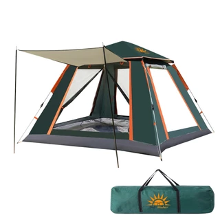 Barraca Camping Portátil Automático 3-4 Pessoas Com Gazebo Varanda 135cm*210cm*210cm em Oferta na Shopee