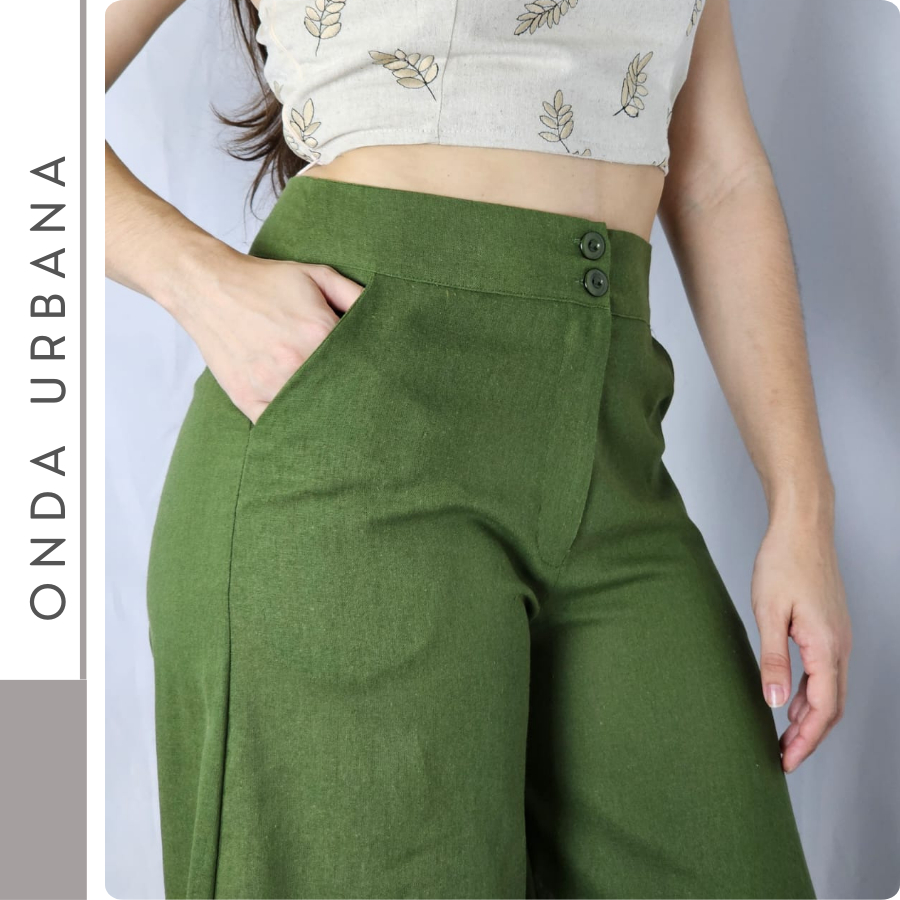 Pantacourt CalÃ§a Larga Feminina Curta Calça Pantacourt Feminina