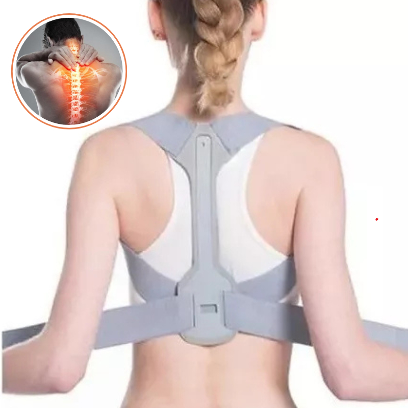 Cinta Corretor Para Postura Colete postural Coluna Unissex Evita Dores ...
