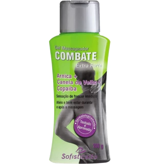 GEL MASSAGEADOR ARNICA E CANELA DE VELHO SOFISTICATTO COSMÉTICOS MUSCULAR