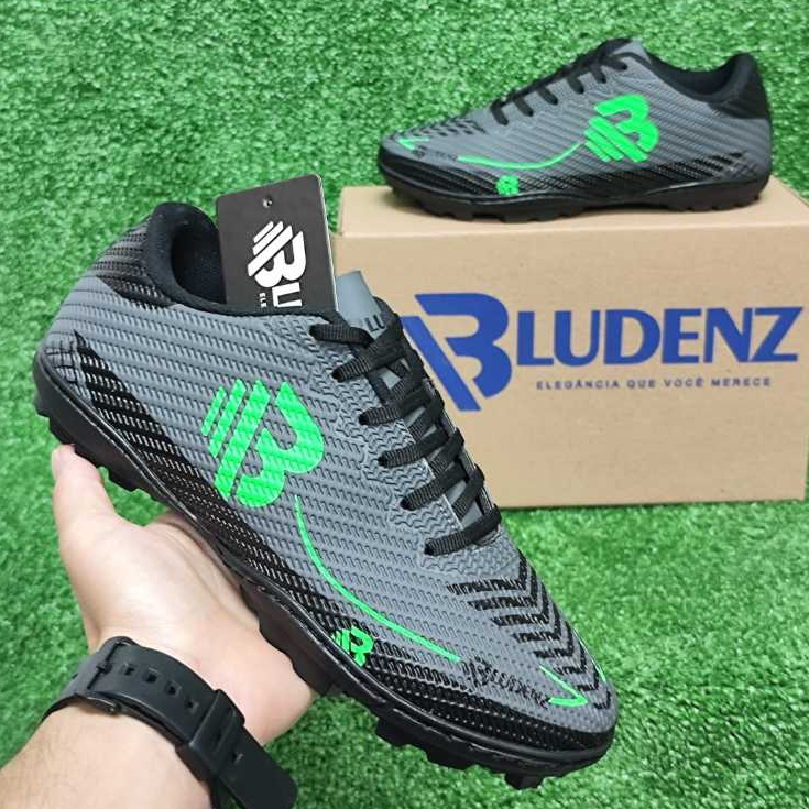 Chuteira Society Sola costurada Original BLUDENZ 34 AO 43 ENVIO ...