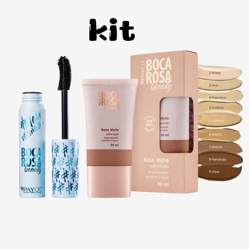 KIT Boca Rosa Beuty Base + Mascara Para Cilios | Shopee Brasil